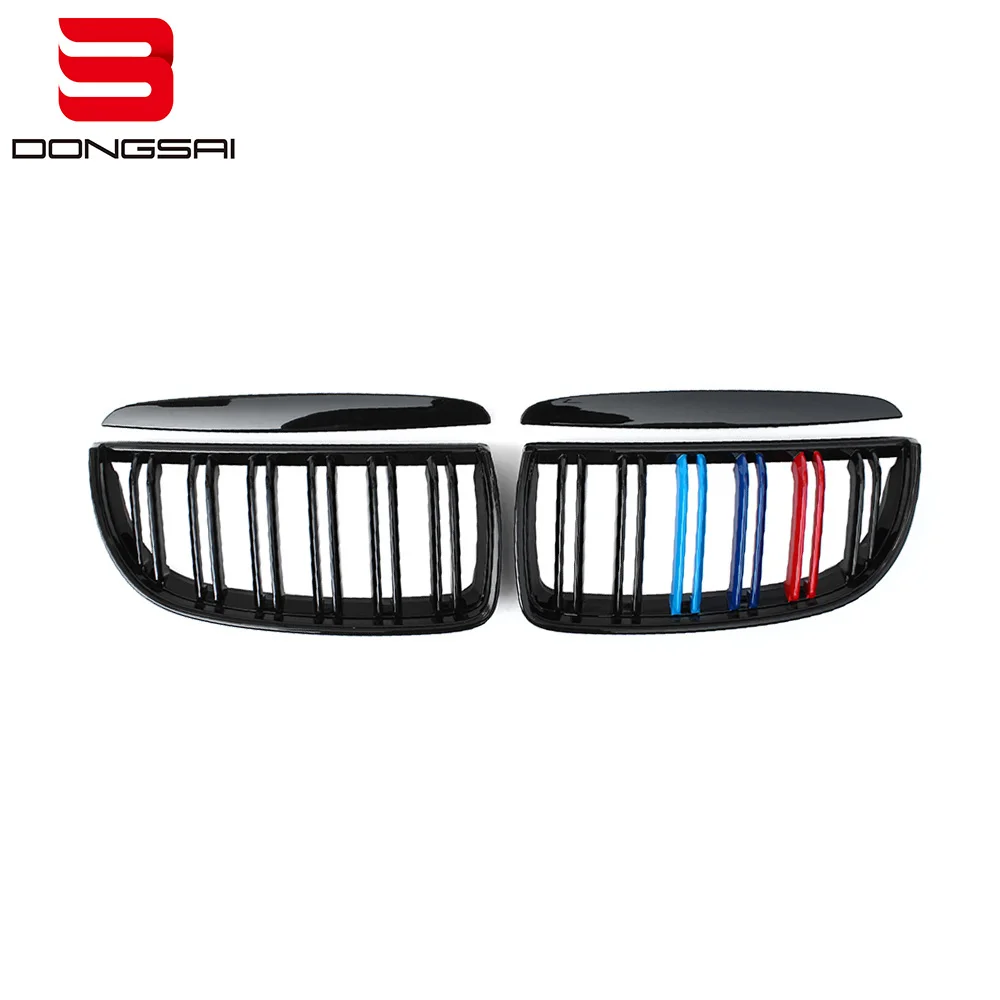 Двойная решетка ABS M цветной передний бампер радиатор для BMW 3 серии E90 320i 335i M3