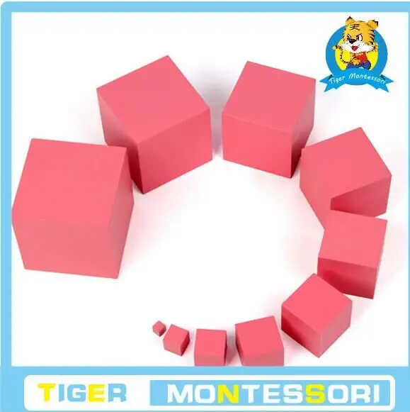 Beechwood Montessori : A021Mini Pink Tower wooden educational kids toy