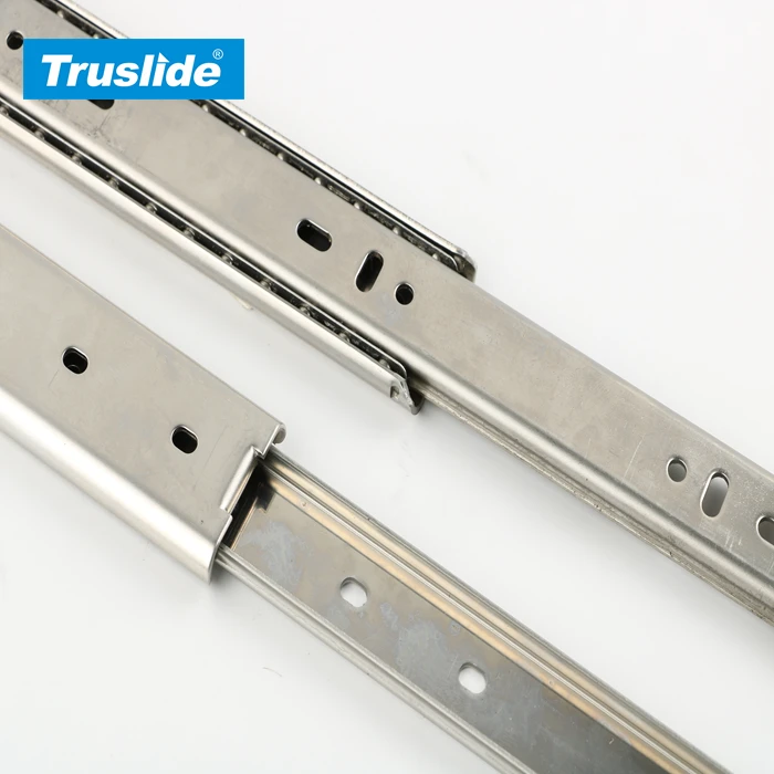 35mm Two Way Travel Rail Mini Stainless Steel Ball Bearing Microscope Furniture Slides for Cabinet