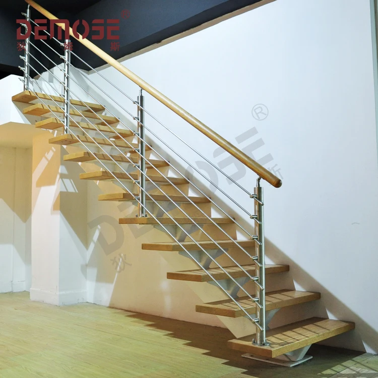 preferential price single stringer straight  stair with kit