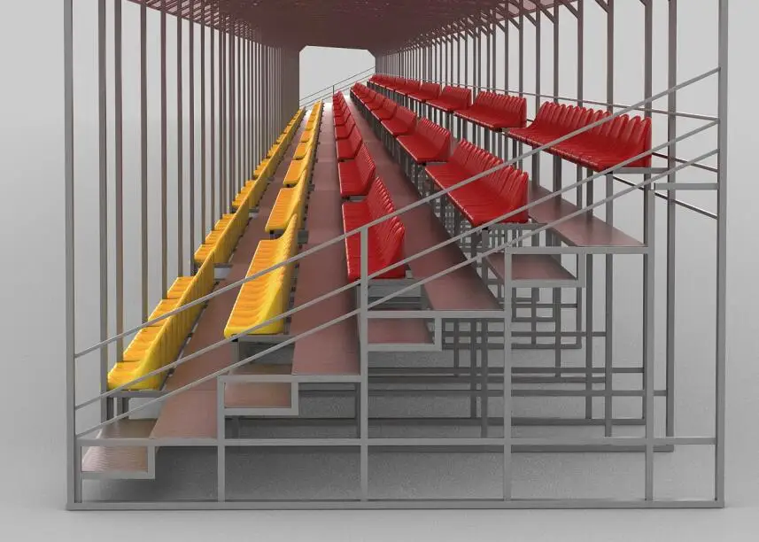 
JUYI hot sales for good quality football soccer tribune chair 