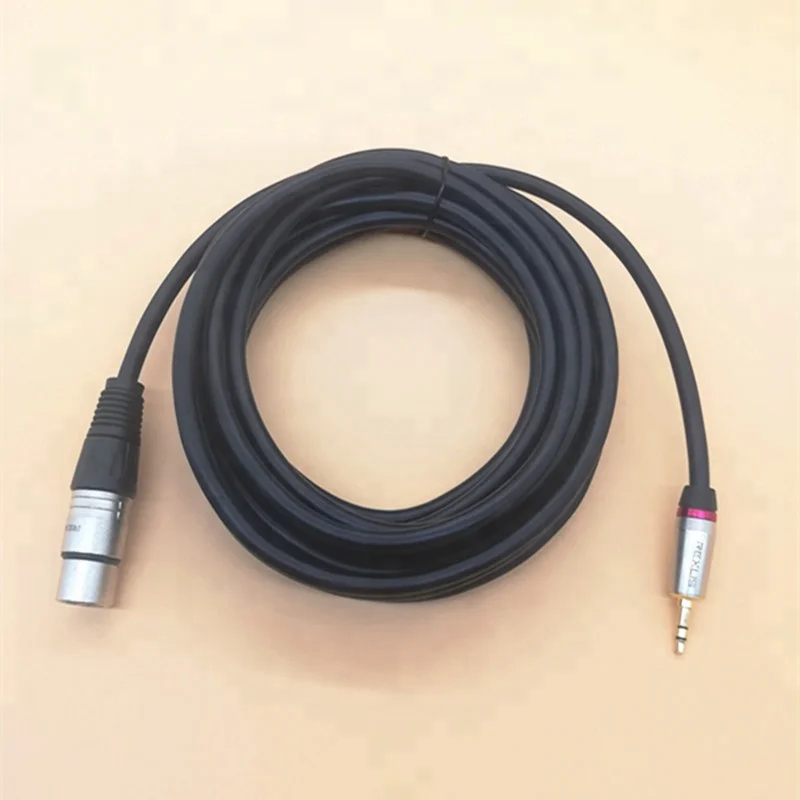 3 Pin Audio Path Cable Balanced 3.5mm mini jack to XLR Female Cable 5M