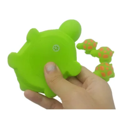 Good price friendly plastic green tortoise bath toys