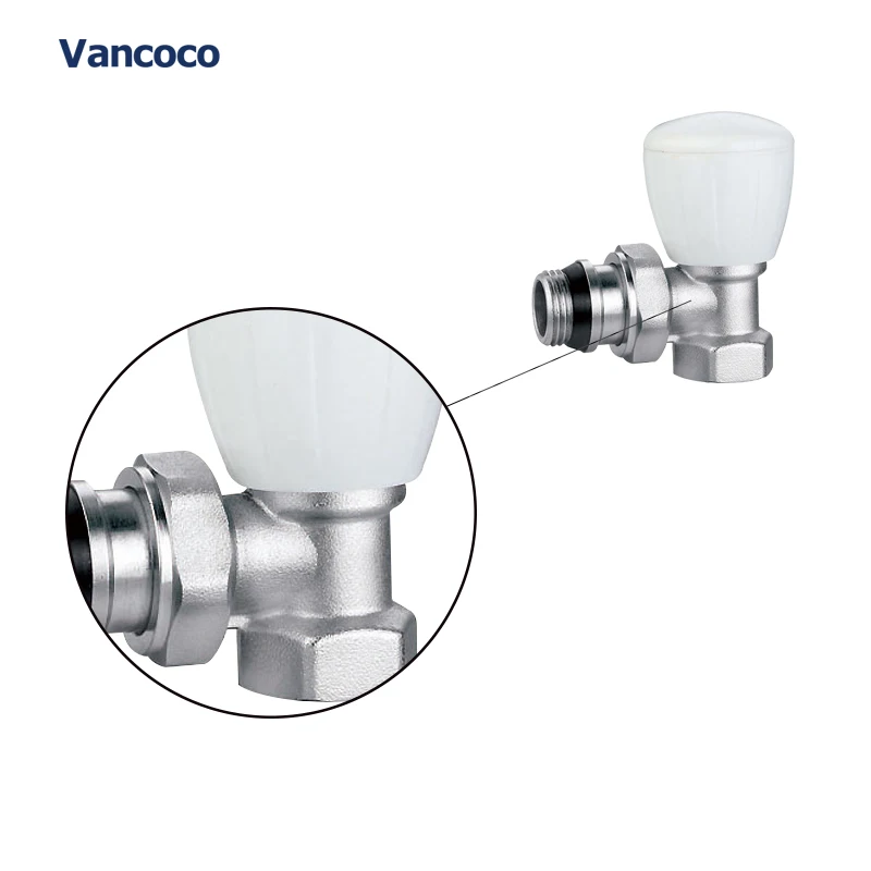 Vancoco IV201A-J chrome 1/2 mrv check radiator valve