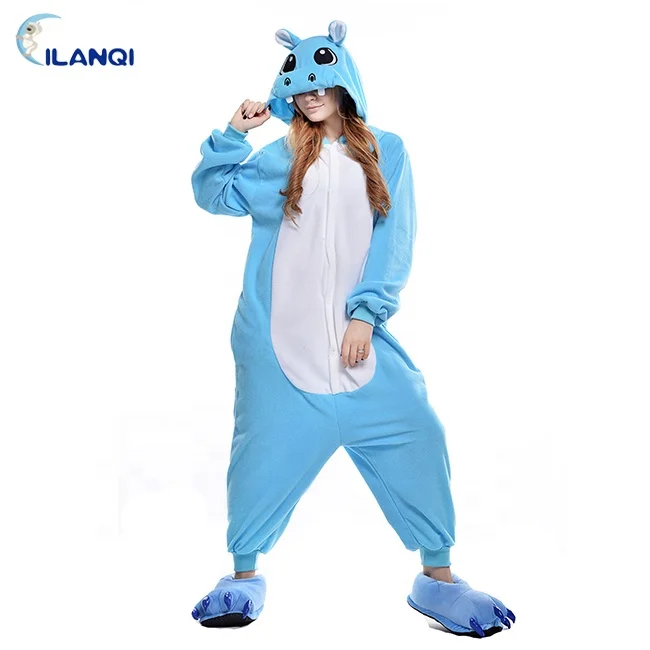 Пижама-комбинезон в виде животных в стиле бегемота, пижама большого размера для взрослых, индивидуальный костюм-талисман, Пижама-комбинезон для взрослых, костюм для девочек