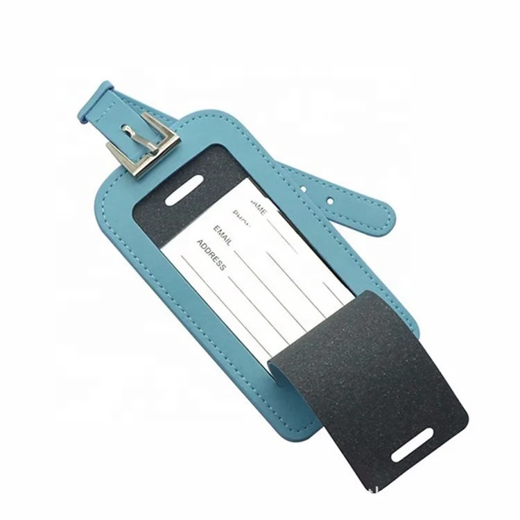 High Quality Custom Private Label Leather Travel Luggage Tag