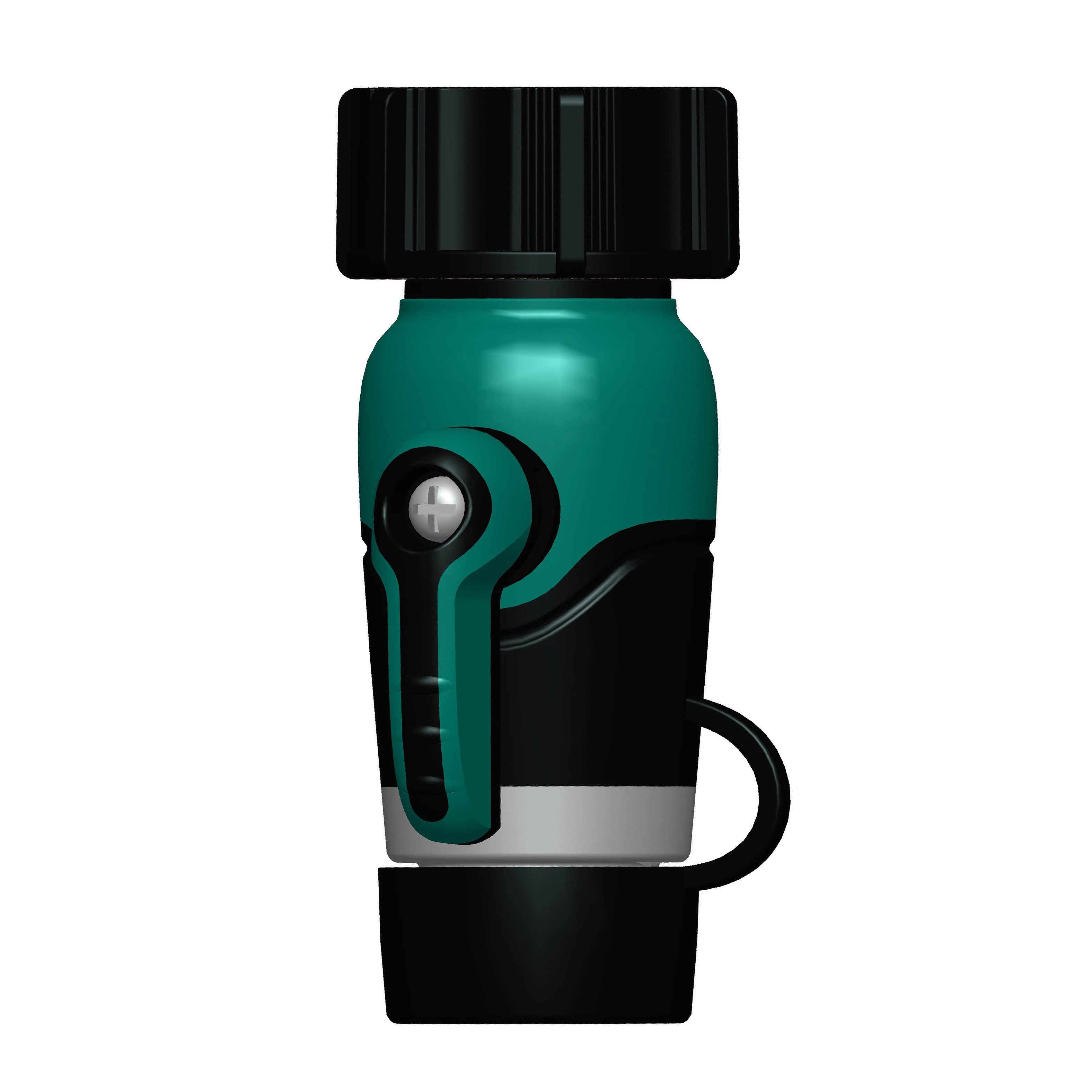 Garden 3/4" swivel water hose tap connector with valve