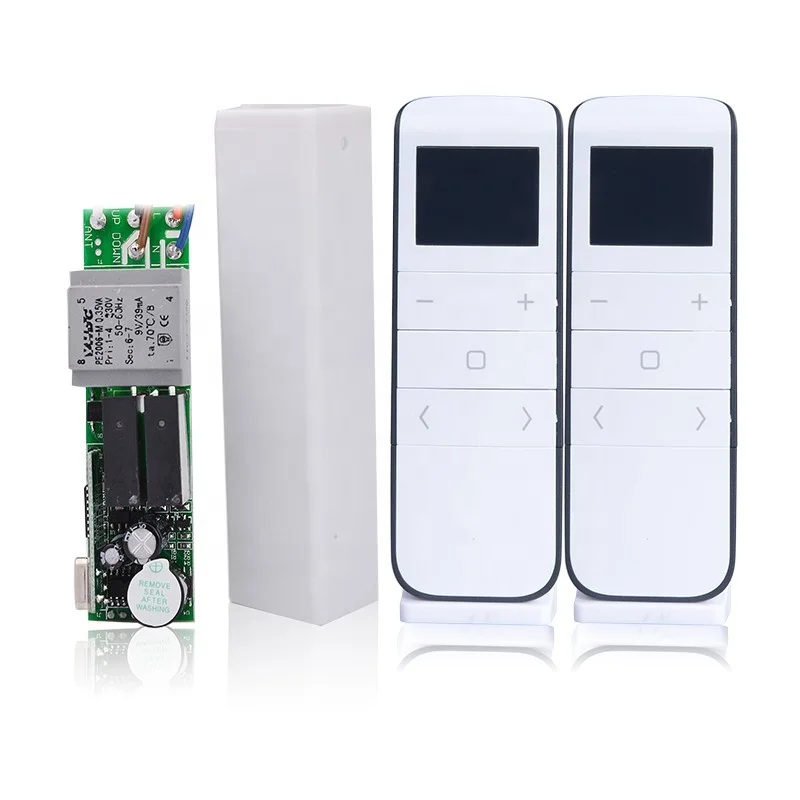 AC motor 220V roller shutter gate controller built-in receiving board remote controls kit roller shutter door opener