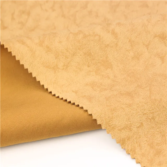 China suppliers waterproof synthetic suede fabric embossed suede fabric for sofa