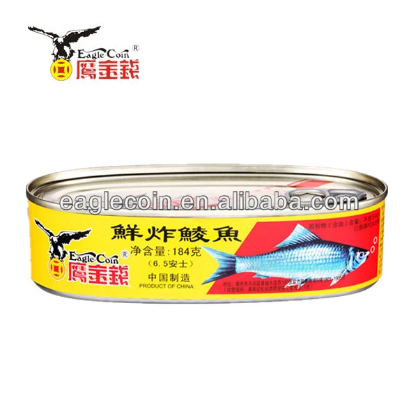 Eagle Coin China Manufacturer Newest Seafood Canned Fish Fried Dace