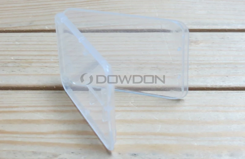 Transparent Plastic Standard SD Memory Card Case Holder Box Storage Carry Storage Box for SD TF Card