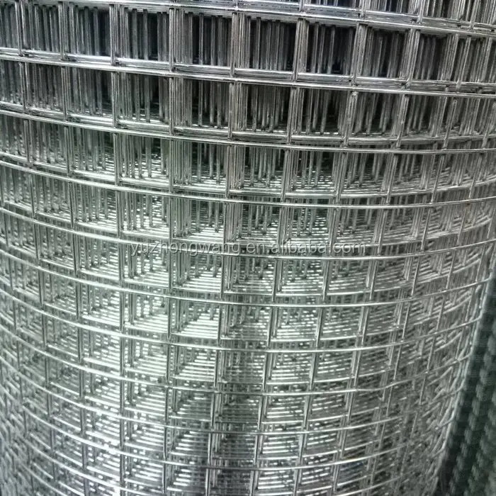 hot dipped galvanized hardware wire mesh panel telas de arames fabrica malla electro soldada para jaula rolls