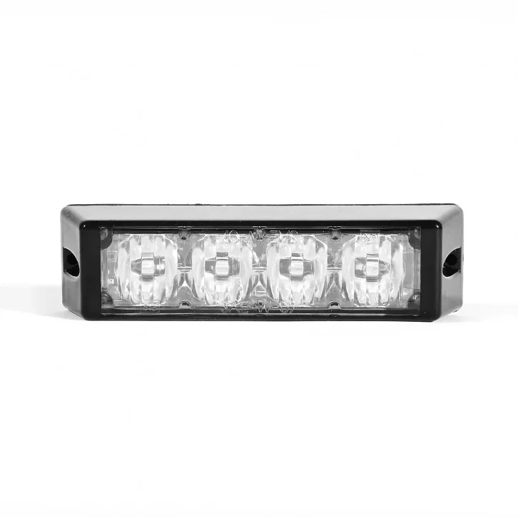 12W Professional Warning Grille headLights Emergency Amber Strobe Surface Mount Led ambulance light for Emergency Vehicles