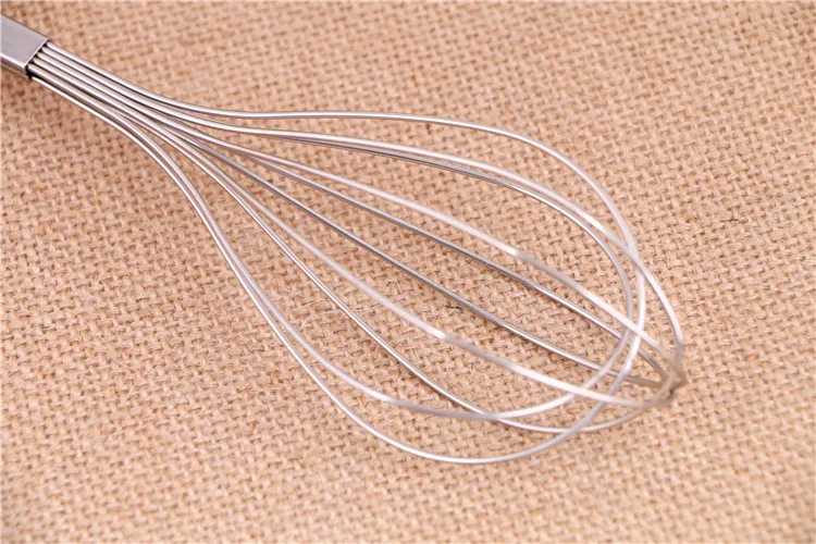 Wholesales stainless steel hand portable mini egg beater, baking balloon wisk