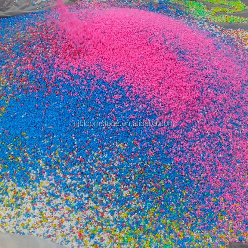 
multiple color dye pea shaped Gravels 