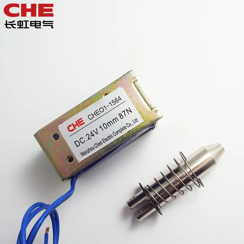 CHEO1-1564 DC 12v electric open frame type solenoid actuator push pull dc Electromagnets