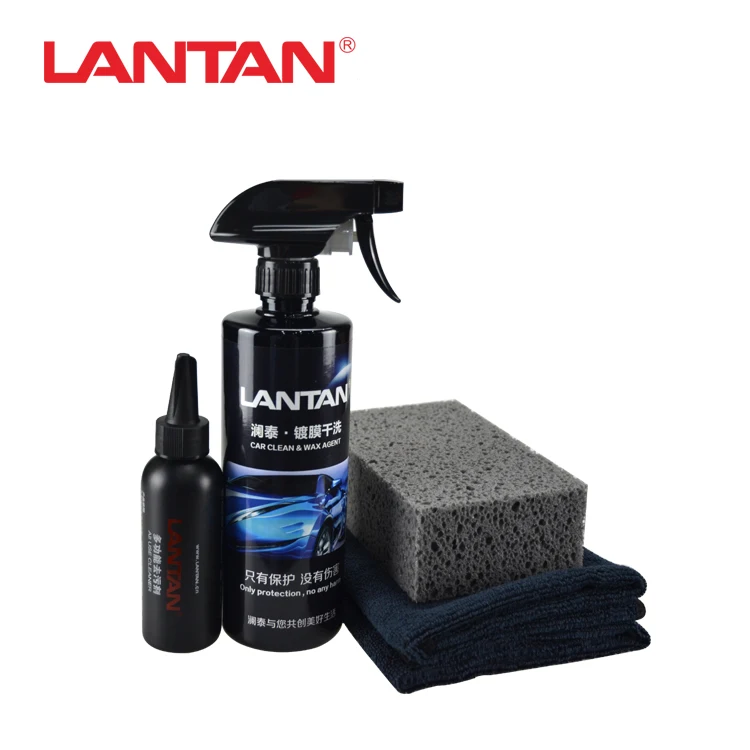 
LANTAN Wholesale Super Polymer Eco-friendly Waterless Car Wax & Wash Liquid Wax 