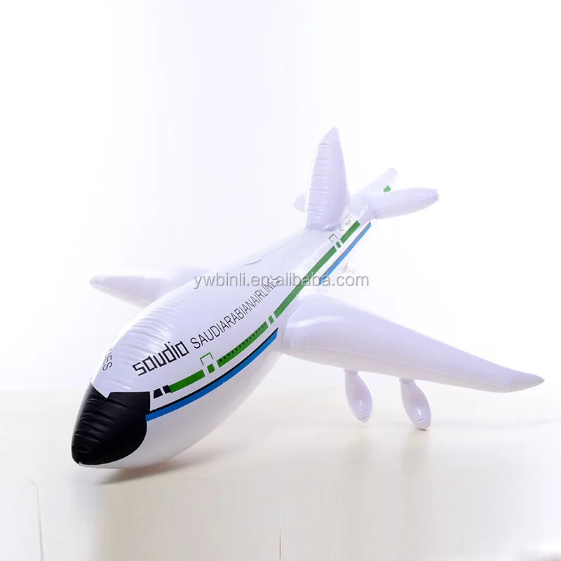 Factory sale White color inflatable jet airplane 747 aircraft for party decoration