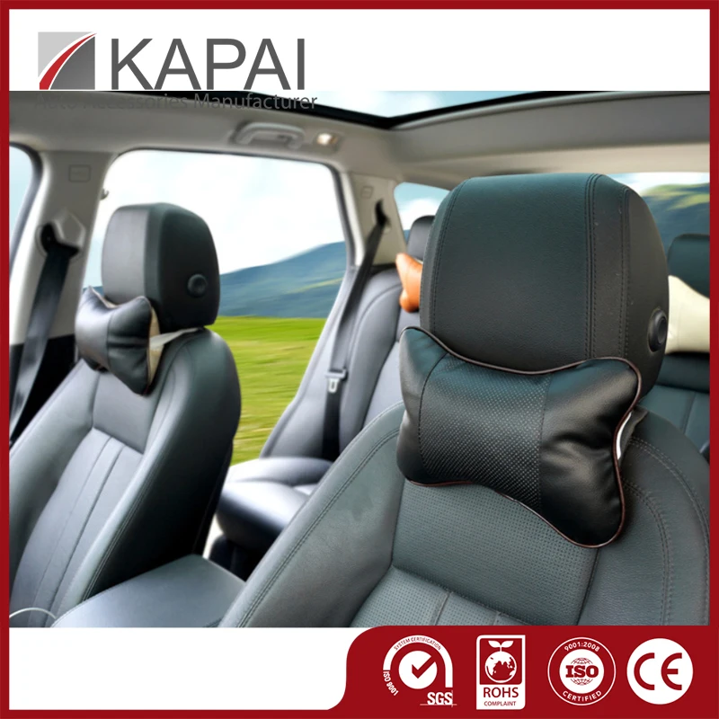 New Arrival Sale Interior Accessories Car Neck Leather Pillow Accessories
