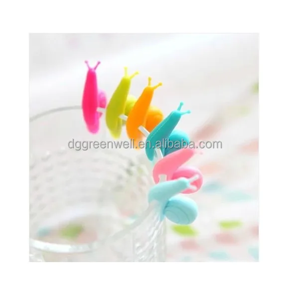 Snail Shape Clip Silicone Tea Cup Tea Bag Holder