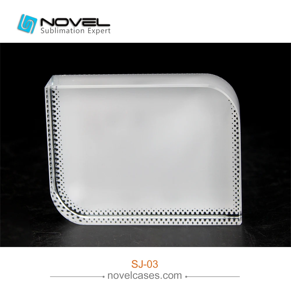 
DIY Sublimation Blank Crystal Smooth Angel Square Photo Frame 