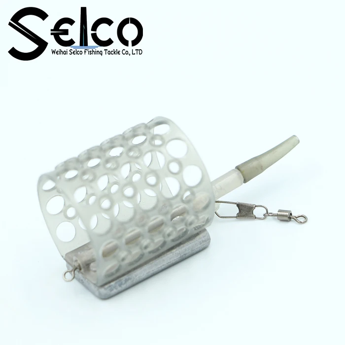 Carp fishing inline open ended plastic specimen mesh cage method feeder 20g, 25g, 30g, 40g, 50g, 60g