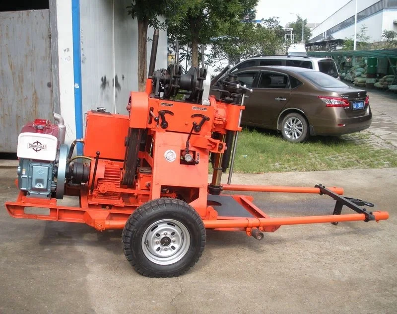 
GY-150B Small Portable Trailer Mounted Water Well Drilling Rig 