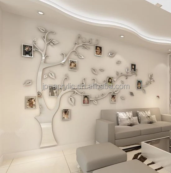 Hot Selling Home Decoration Acrylic Mirror 3D Wall Sticker