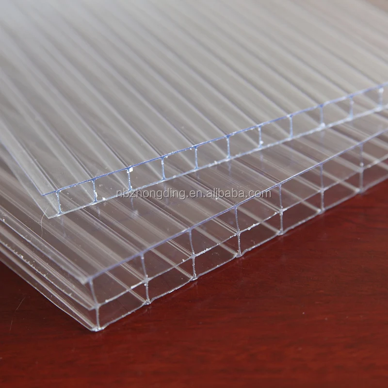 Clear plastic roofing polycarbonate sheet unbreakable glass roof