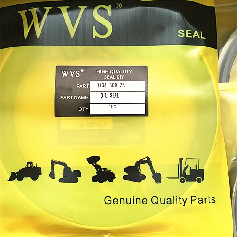 EXCAVATOR AXLE SHAFT SEAL ZGAQ-01266 0734-309-281 0734-309-401 FOR WHEEL EXCAVATOR R170W-7 R180W-9S R190W-9 R200W-7