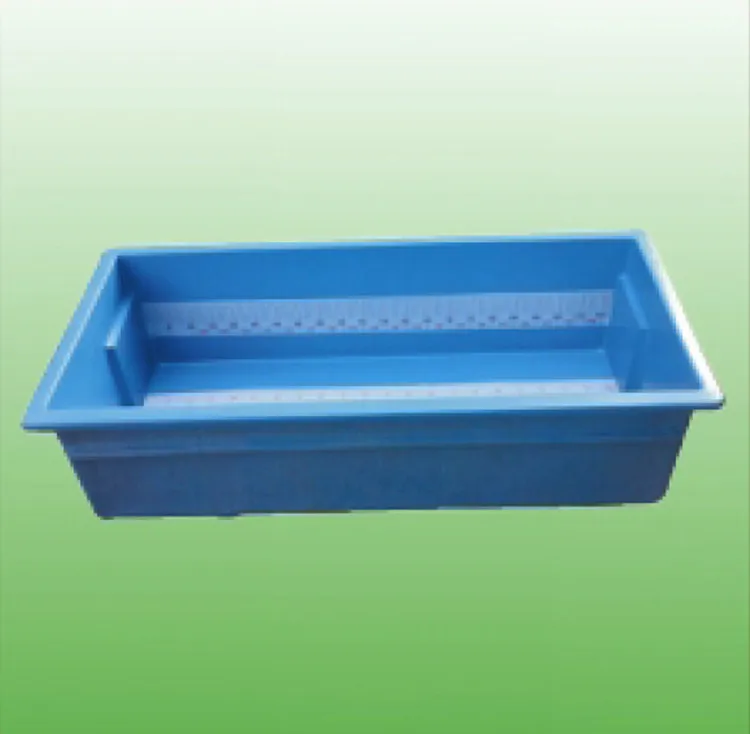 High quality aquarium fiberglass koi fish measurement tank