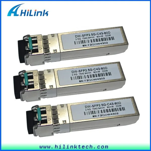 горячий продавать 80km dwdm 2.5g sfp
