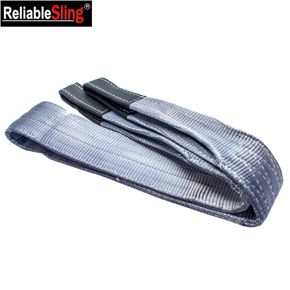 EN 1492-1 Flat Eye Polyester Fabric Belts Lifting Sling