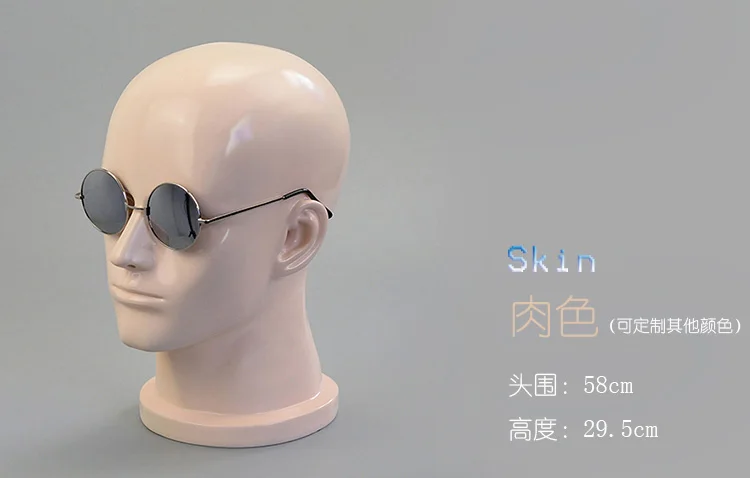 XINJI Fashionable Hot Sale Gloss Red Glass Display Head Mannequin Head Manikin On Sale