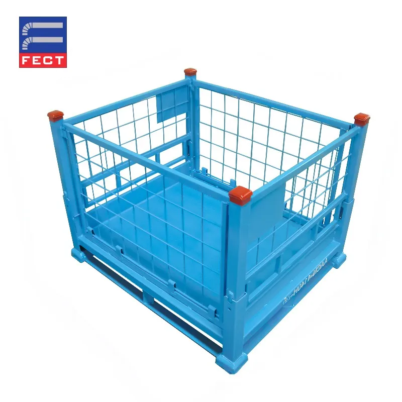 Heavy Duty Scale Spray Paint Galvanized Steel Metal Pallet For Supermarket