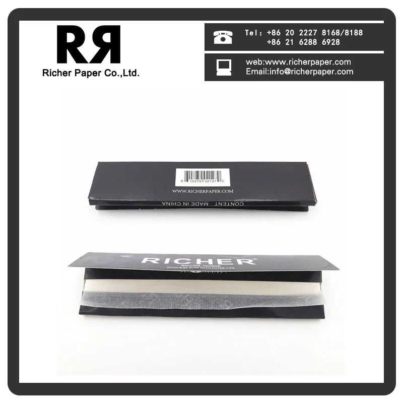  Richer brand arabic gum cigarette rolling paper quality as
