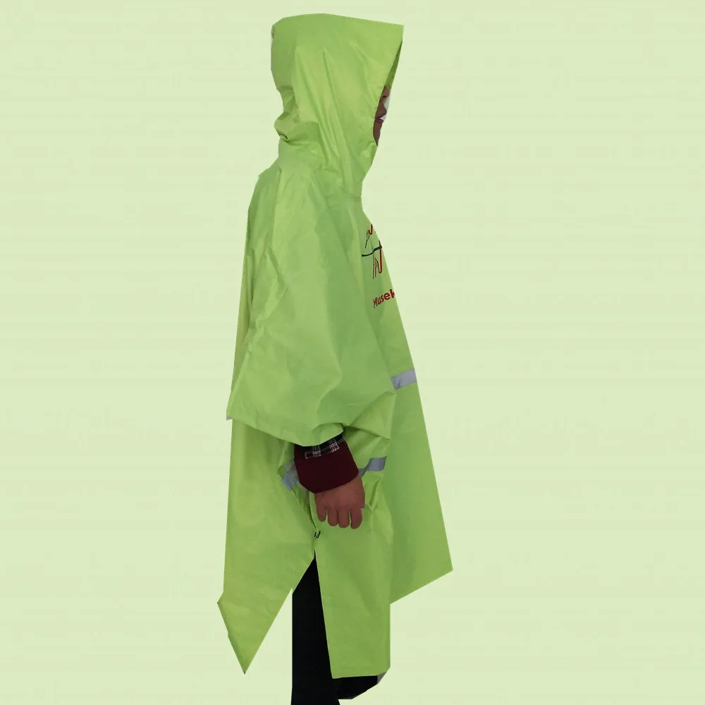 
High quality durable polyester waterproof raincoat/rain ponchodurable 