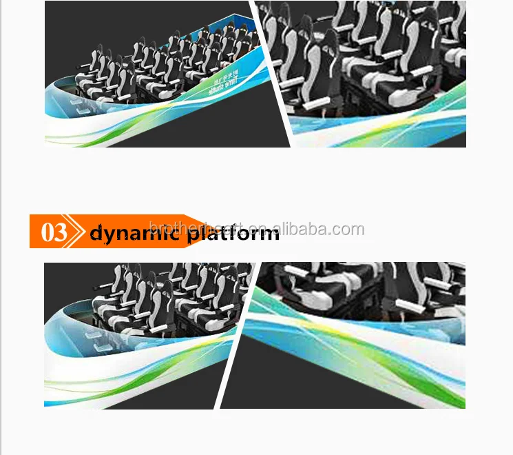 Fantastic large multiplayer 9d VR cinema motion simulator for theme park/shopping mall