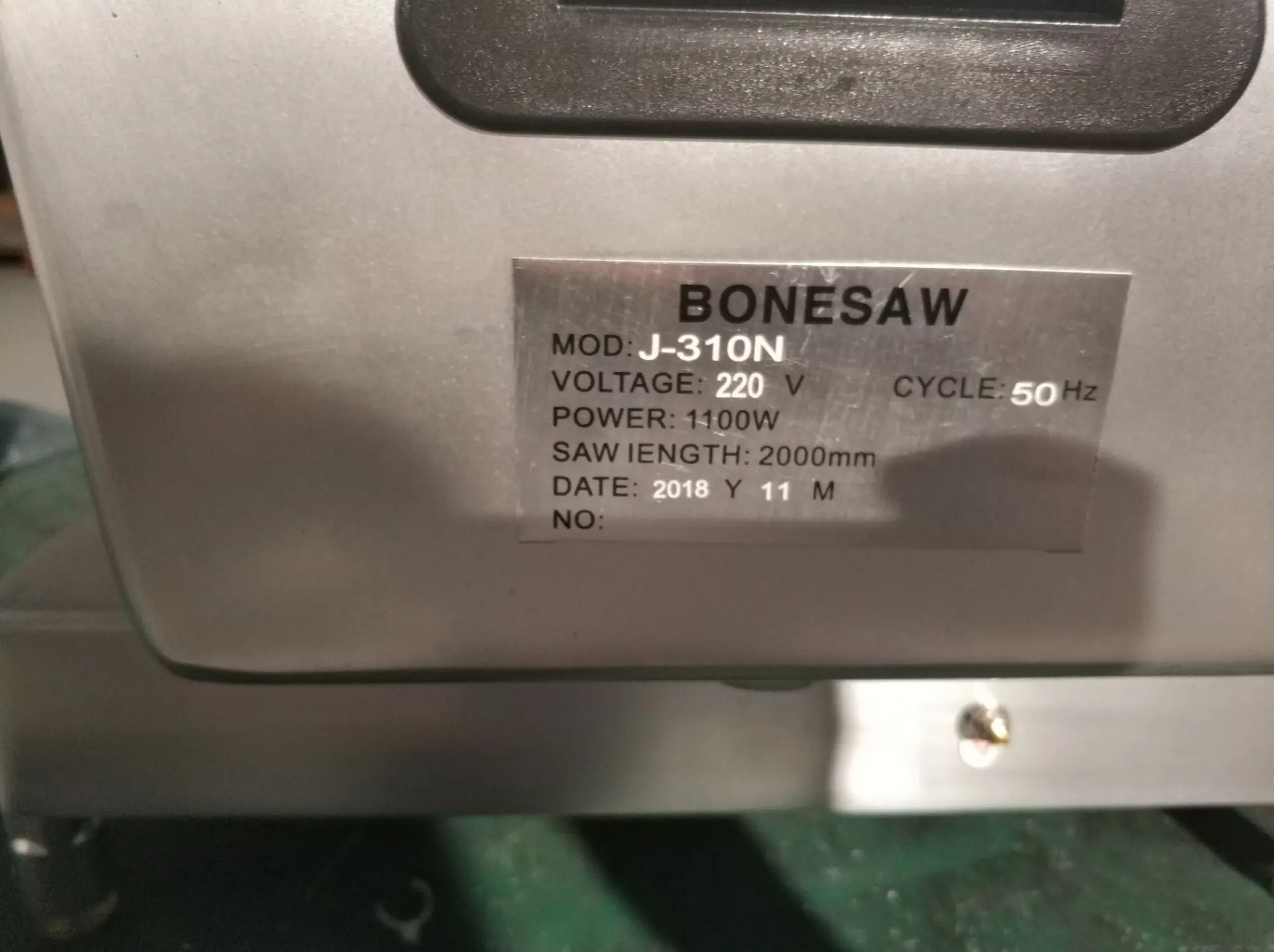 Factory stainless bone saw frozen meat cutting machine