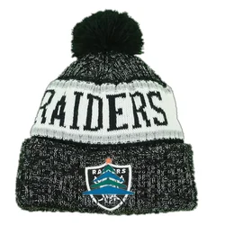 Hot sales various style striped green christmas winter wool beanie knitted hat warm