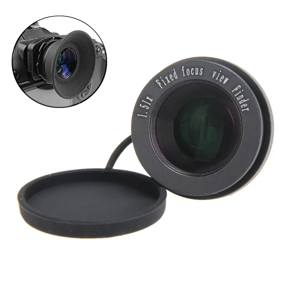 
1.51X Fixed Focus Viewfinder Eyepiece Eyecup Magnifier for Canon Nikon Sony Pentax Olympus Fujifilm Sigma Minoltaz DSLR Camera 
