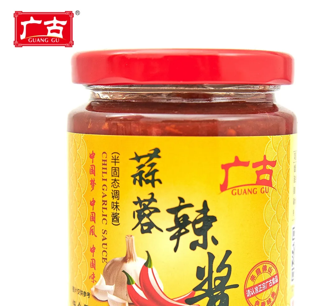 230g*12 Jar Bottle Packing Best Price Garlic Chilli Sauce Selling Top Quality