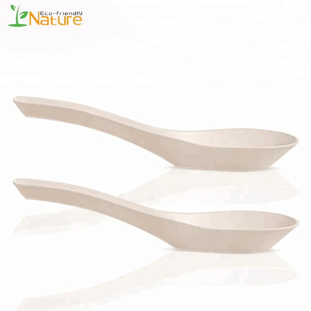 120MM disposable cutlery chinese biodegradable disposable corn starch soup spoon