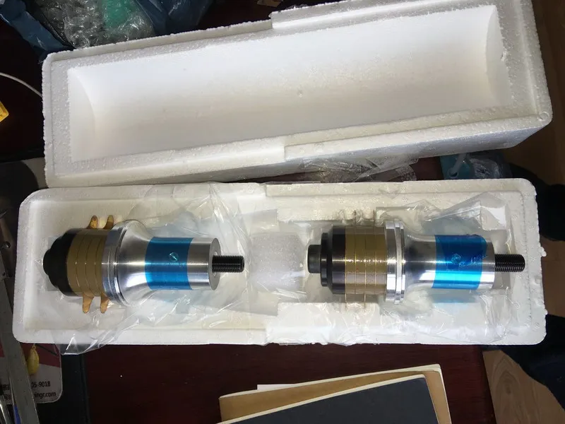 high power ultrasound branson trasducer riviting welder