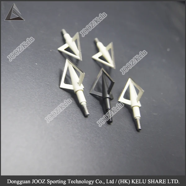 Three Blades Broadhead Archery Arrow Head for Compound Bow Recurve Crossbow Hunting or Practice