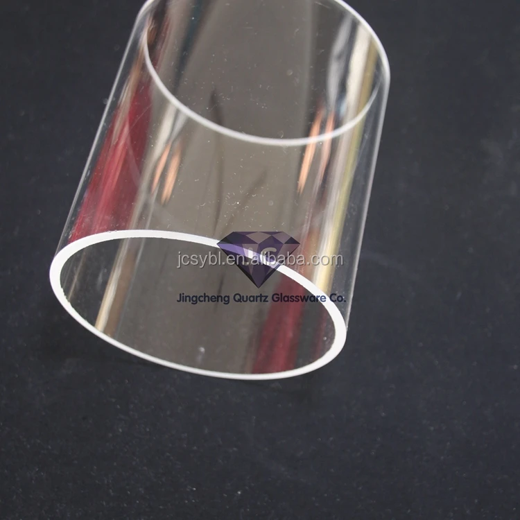 
Customization large diameter transparent quartz glass tube pipe 