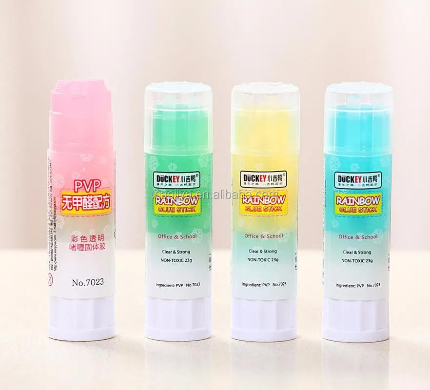 Duckey Красочные нетоксичный сильный клей pvp клей-карандаш