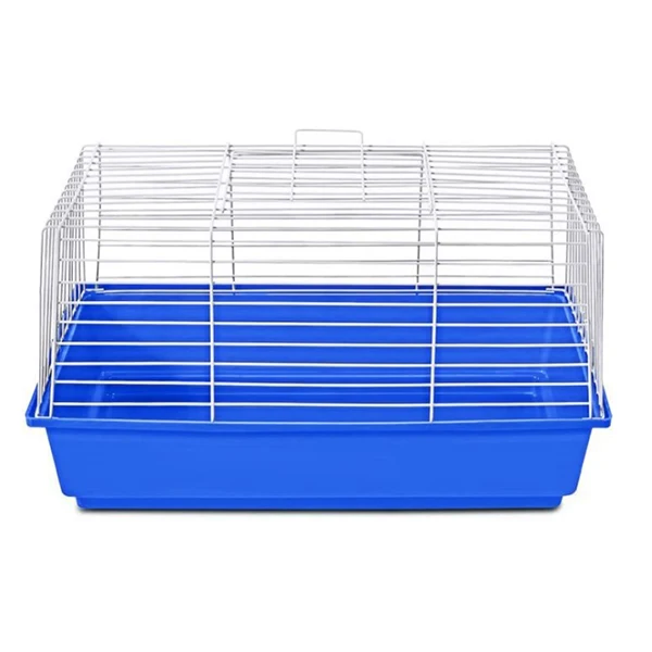 GMT06-0821 China Blue Plastic Base Portable Rabbit Cage Cat Cage For Small Pets