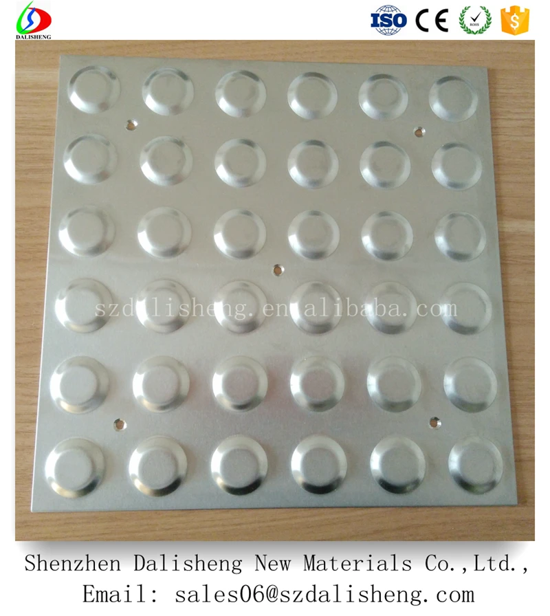 
New Materials Tactile Paving Metal Stud Tactile Paving with Stud 