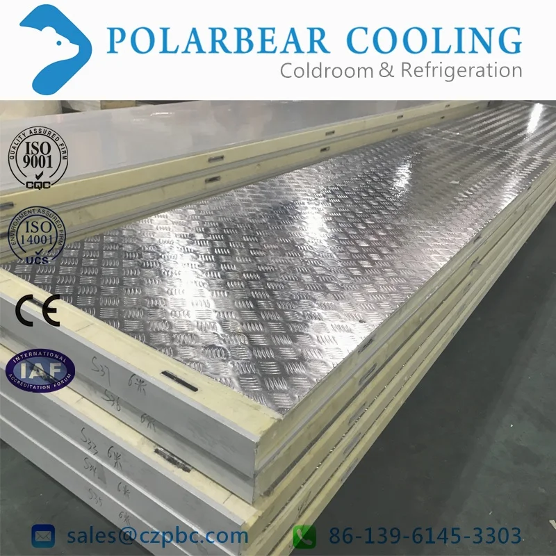Cold Room Skidproof Sandwich Panel Aluminum Floor Panel